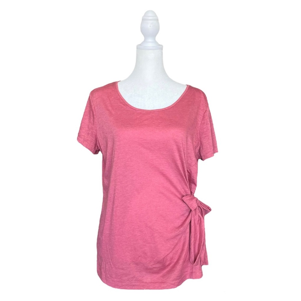 Pink/red Bow tie Top size s/m
